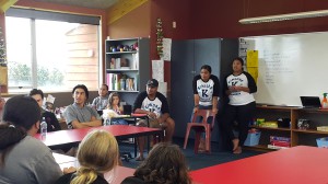 Kimiora Training at Te Kura o Kokohuia , Whanganui 2017