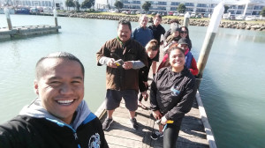 Our Kimiora Team collaborating with other rangatahi around the motu 2017